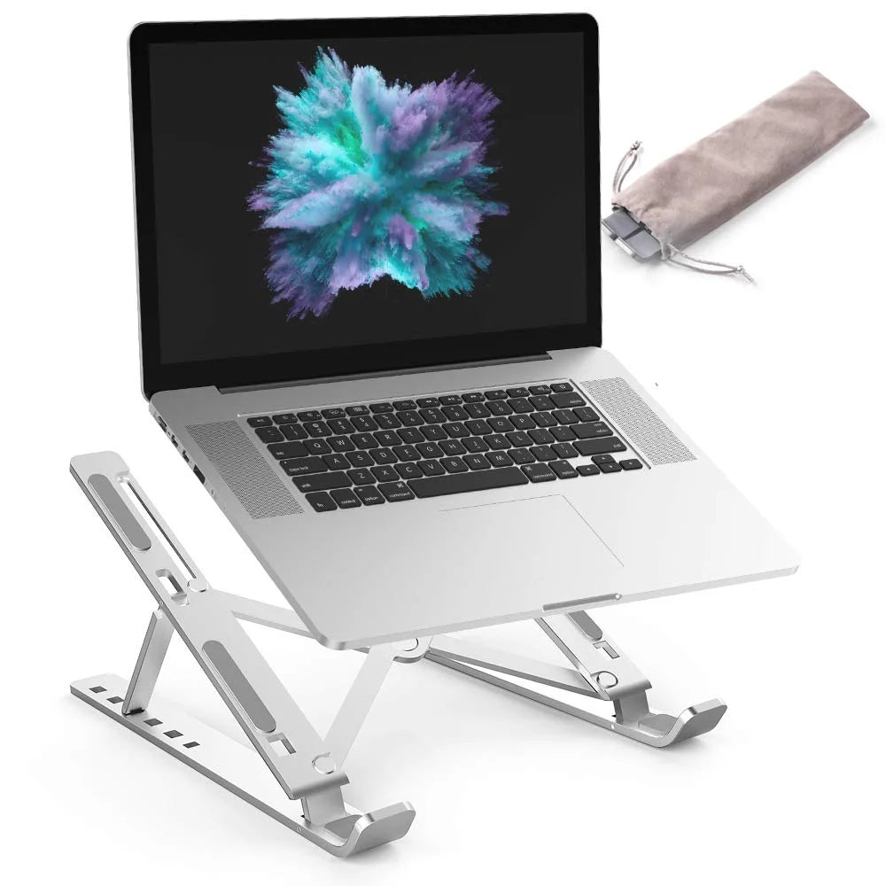 Support pour ordinateur portable en aluminium réglable