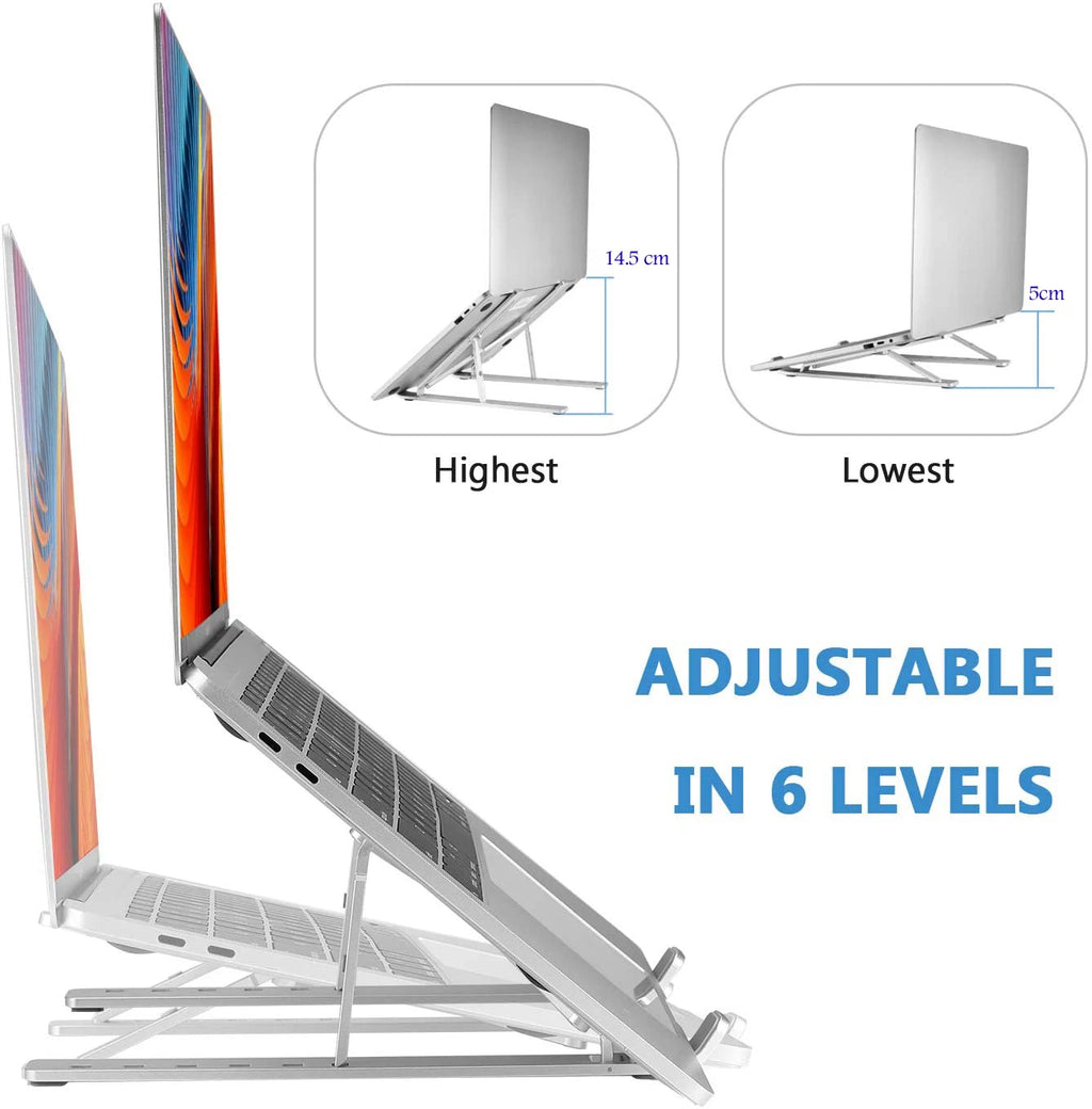 Support pour ordinateur portable en aluminium réglable